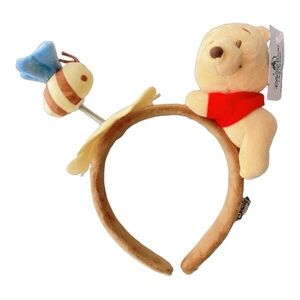 Winnie the Pooh Disney Headband Pooh Mickey Ears Cuddly Pooh Bear Ears N…